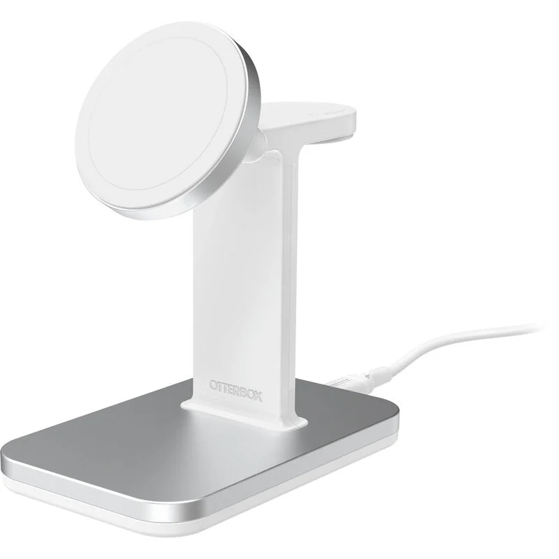 La station de charge OtterBox MagSafe 2-en-1 pour iPhone et Apple Watch a un design élégant de style Pro Display XDR OtterBox Station de recharge MagSafe 2-en-1 pour iPhone et Apple Watch 1