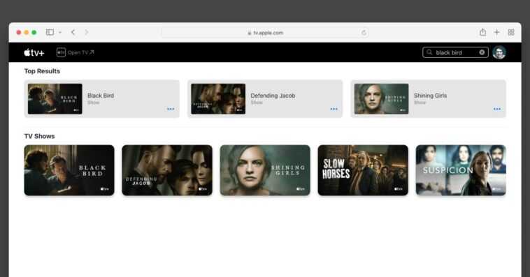 Le site Apple TV+ ajoute enfin une barre de recherche 1 Le site Apple TV+ ajoute enfin une barre de recherche