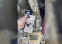 L'iPhone aurait arrêté une balle, sauvant la vie d'un soldat ukrainien