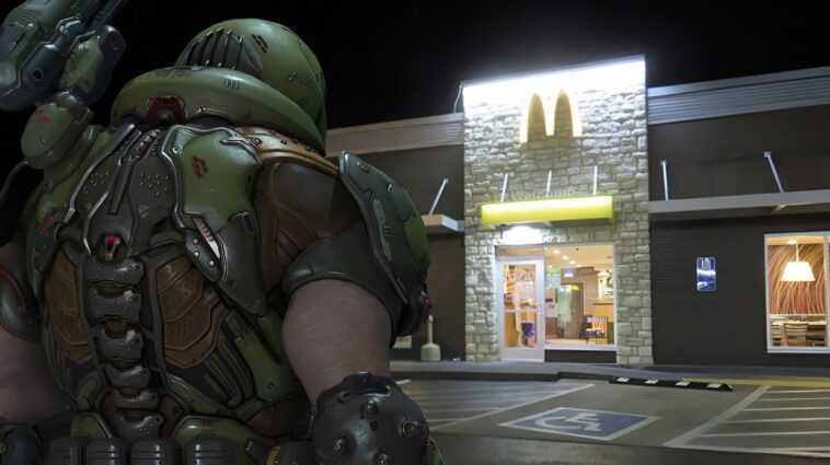 Quelqu'un a chargé Doom sur un kiosque d'auto-commande McDonald's 1 Quelqu'un A Chargé Doom Sur Un Kiosque D'auto Commande Mcdonald's