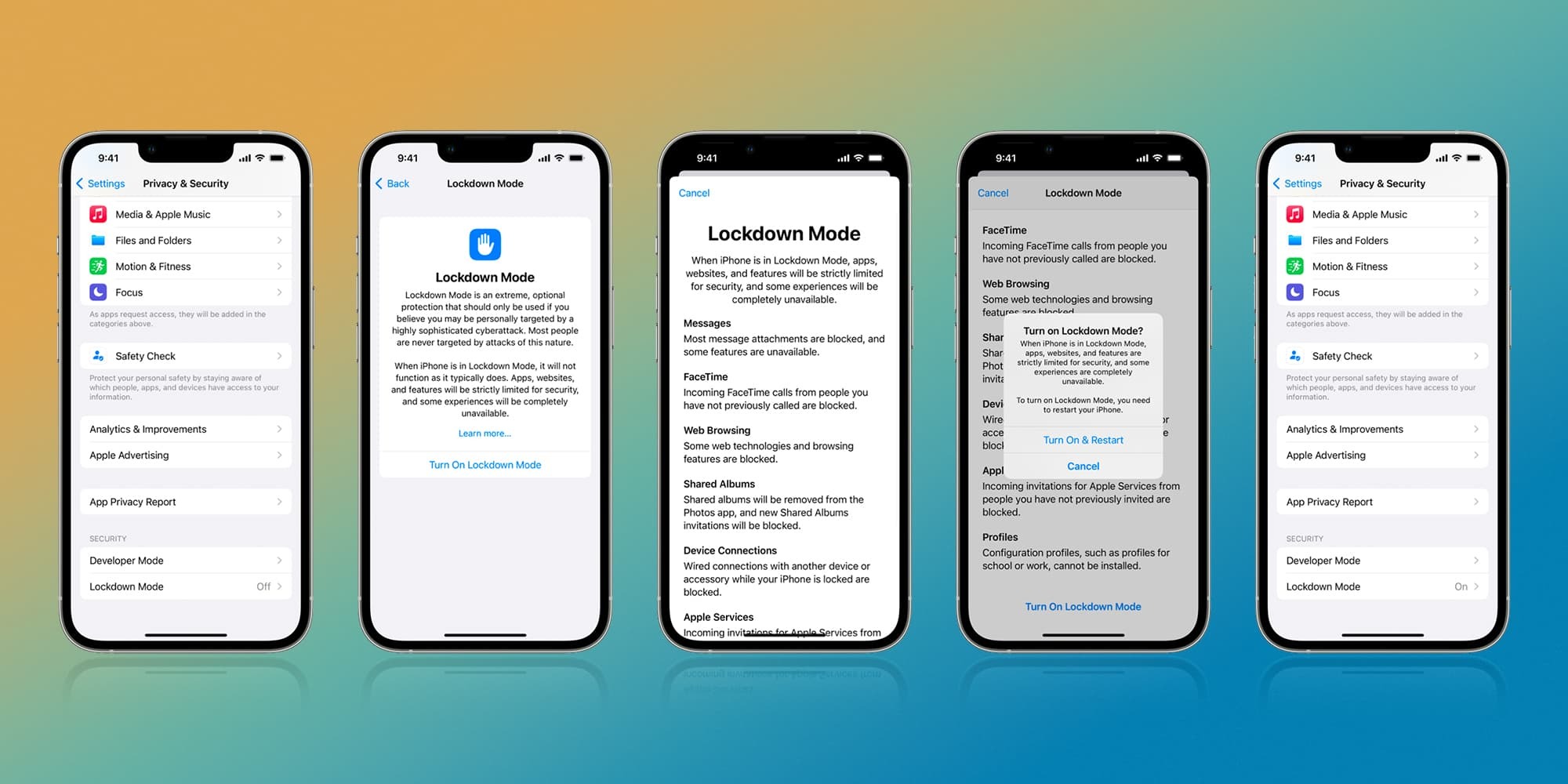 Voici comment le nouveau mode de verrouillage d'iOS 16 restreint la navigation sur le Web Voici comment le nouveau mode de verrouillage d'iOS 16 restreint la navigation sur le Web