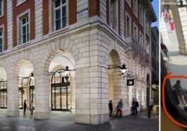Vol dans l'Apple Store du magasin phare de Covent Garden à Londres ;  les clients aussi ont été cambriolés