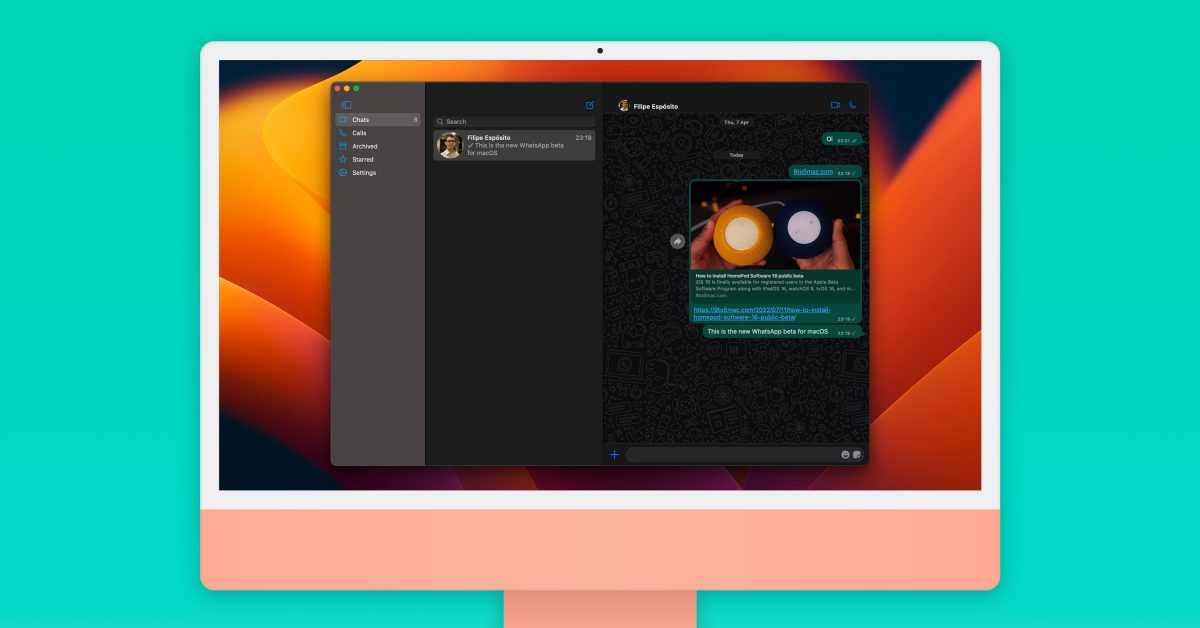 WhatsApp lance la version bêta de sa nouvelle application macOS construite avec Catalyst