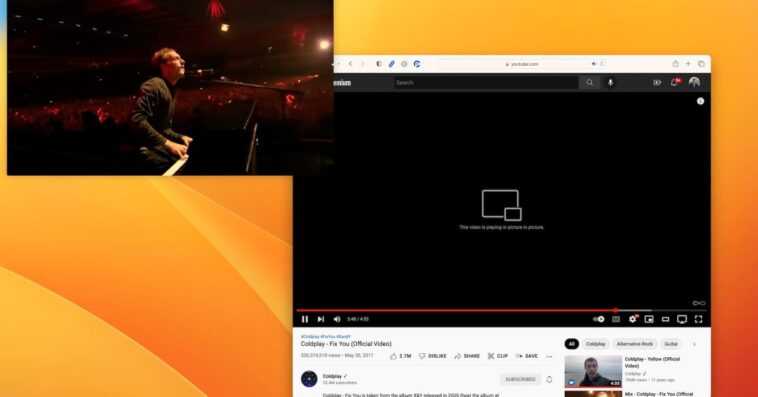 L'image dans l'image de YouTube fonctionne dans Safari pour Mac avec ce menu caché 1 L'image dans l'image de YouTube fonctionne dans Safari pour Mac avec ce menu caché