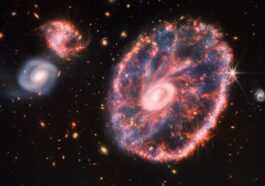 La Wagon Wheel Galaxy Immortalisée Par James Webb Est Magnifique,