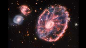 La Wagon Wheel Galaxy immortalisée par James Webb est magnifique, avec des détails inédits 4 La Wagon Wheel Galaxy Immortalisée Par James Webb Est Magnifique,