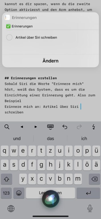 Créer des rappels avec Siri : Sur iPhone ou Apple Watch 7 Créer un rappel avec Siri