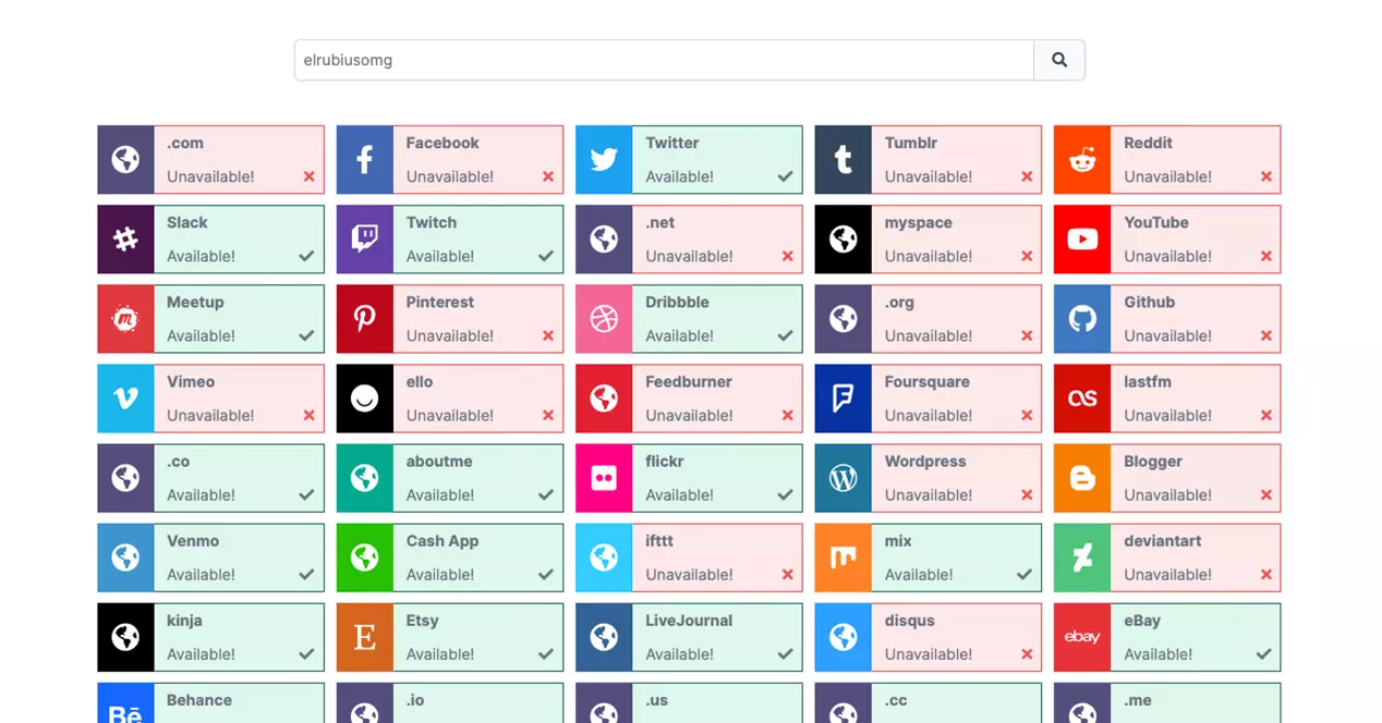 Comment savoir si un utilisateur est disponible sur Instagram, Facebook… 3 namecheckr.jpg