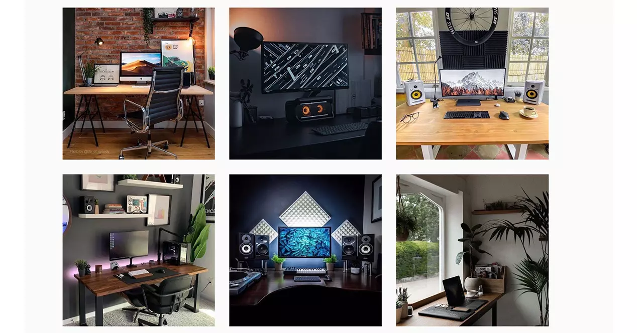 configuration du bureau propre