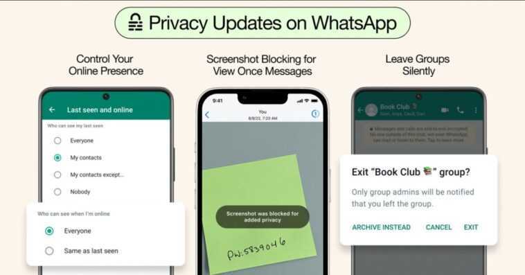 La campagne de confidentialité de WhatsApp commence avec trois nouvelles fonctionnalités 1 La campagne de confidentialité de WhatsApp commence avec trois nouvelles fonctionnalités