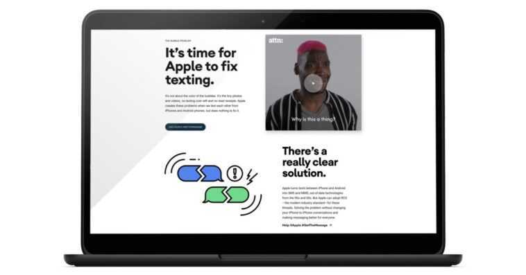 Google lance la campagne « Get The Message » pour faire pression sur Apple pour qu'il reçoive le RCS sur l'iPhone 1 Google lance la campagne « Get The Message » pour faire pression sur Apple pour qu'il reçoive le RCS sur l'iPhone