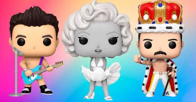 4 funkos de chanteurs, groupes musicaux et artistes 1 4 Funkos De Chanteurs, Groupes Musicaux Et Artistes