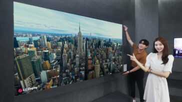 LG Display dévoile un panneau OLED de 97 pouces qui crée "cinématographique" Son 5.1 par vibration 23 Lg Display Dévoile Un Panneau Oled De 97 Pouces Qui