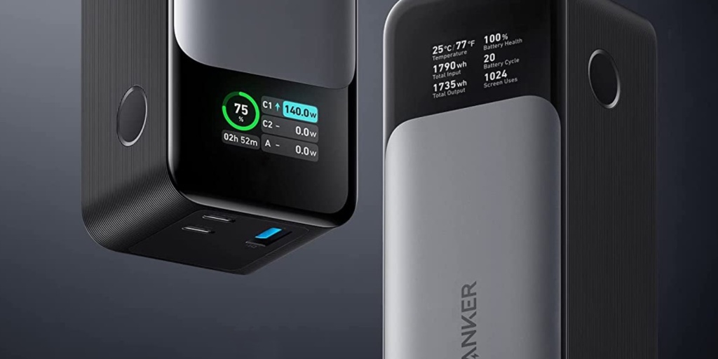 La nouvelle batterie portable PowerCore 24K d'Anker est dotée d'une sortie USB-C PD de 140 W pour le chargement du MacBook 3 Anker PowerCore 24K