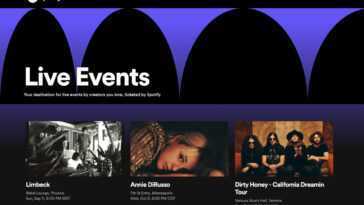 Spotify plonge ses orteils sur le marché de la revente de billets de concert avec le nouveau site Web Live Events 11 Spotify Plonge Ses Orteils Sur Le Marché De La Revente
