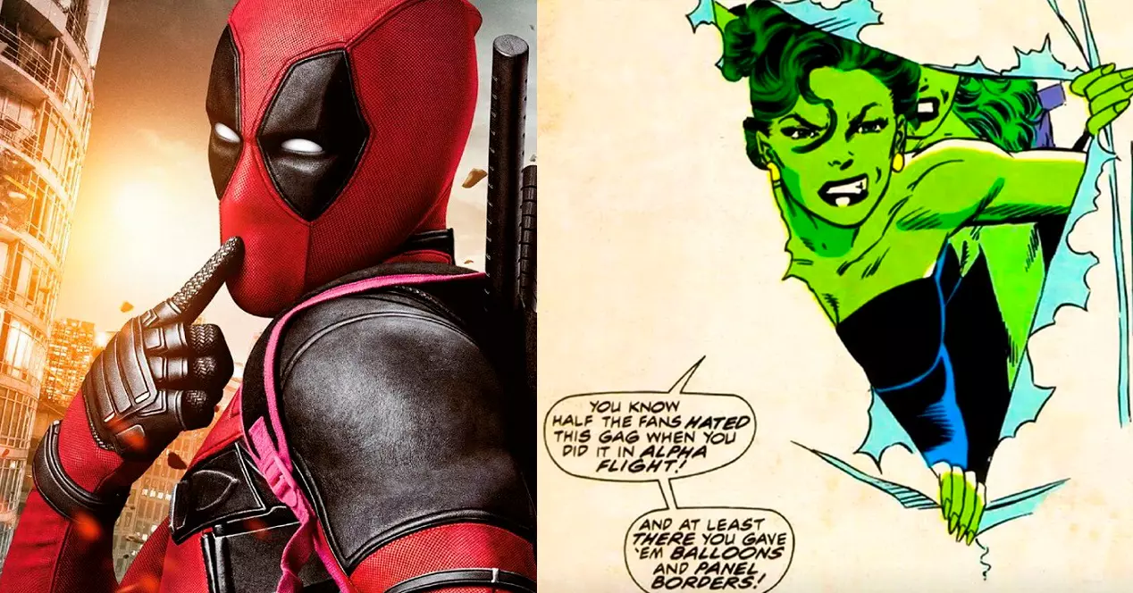 Qu'est-ce que le quatrième mur et pourquoi Marvel l'a-t-il mis sur toutes les lèvres ? 3 deadpool elle hulk quatrième mur.jpg