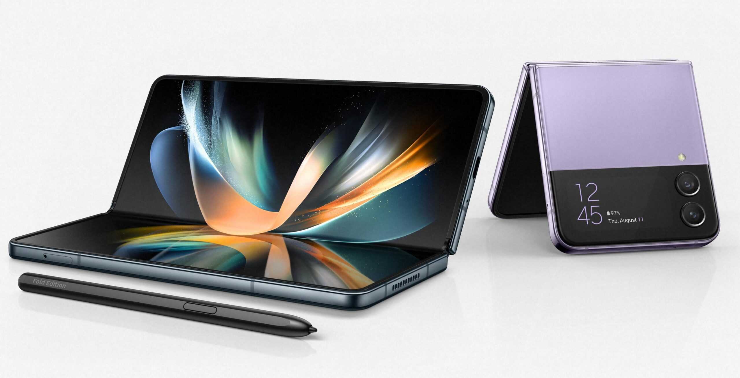 Samsung Galaxy Z Flip 4 & Z Fold 4 :
