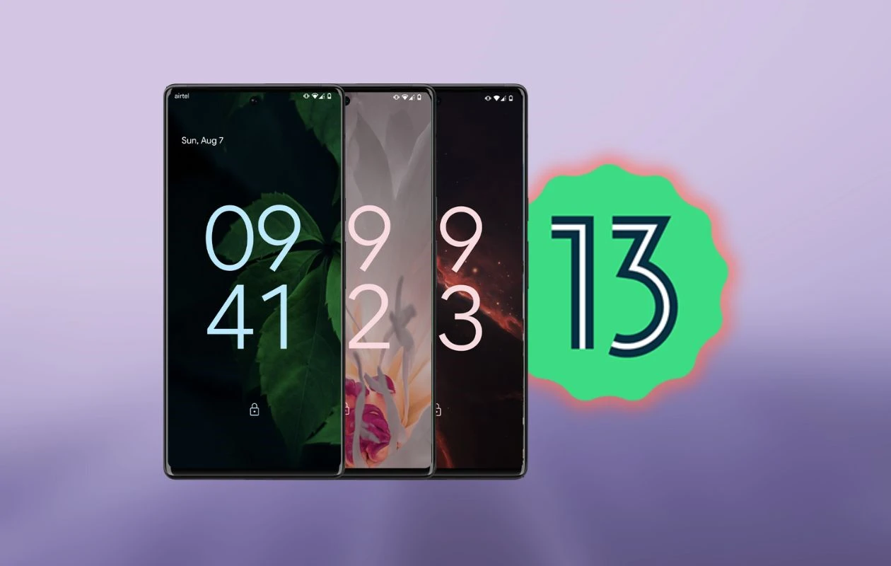 Google publie la mise à jour Android 13 pour les téléphones Pixel