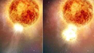On sait enfin pourquoi l'étoile Bételgeuse s'est mystérieusement assombrie 4 On Sait Enfin Pourquoi L'étoile Bételgeuse S'est Mystérieusement Assombrie