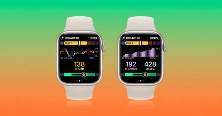 Gentler Streak pour Apple Watch ajoute de nouvelles vues d'entraînement avant la sortie de watchOS 9 1 Gentler Streak pour Apple Watch ajoute de nouvelles vues d'entraînement avant la sortie de watchOS 9