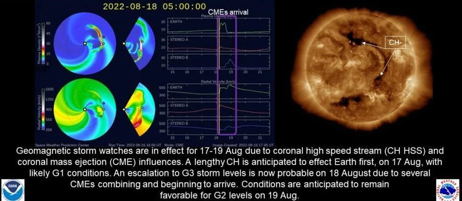 Tempête solaire aujourd'hui et demain, quels sont les risques d'éjection de masse coronale vers la Terre 3 1660834086 296 Tempete solaire aujourdhui et demain quels sont les risques dejection