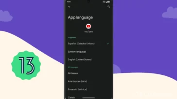 How to change per app languages on Android 13