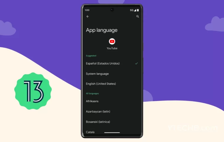 Comment changer les langues par application sur Android 13 1 How to change per app languages on Android 13