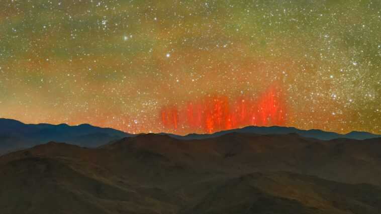 Des esprits rouges spectaculaires illuminent le désert du Chili : quels sont ces phénomènes incroyables 1 Des Esprits Rouges Spectaculaires Illuminent Le Désert Du Chili :
