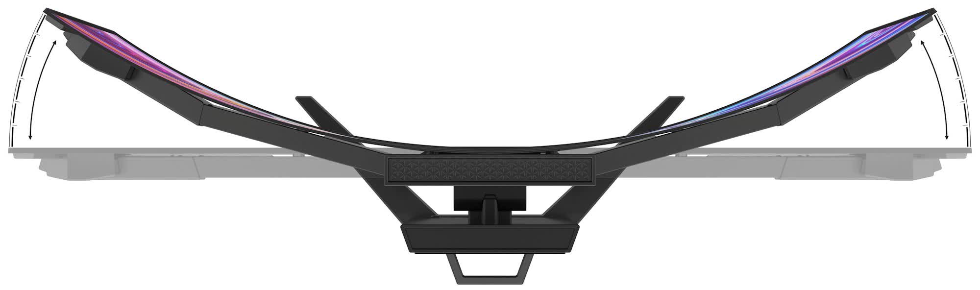 Corsair dévoile un moniteur de jeu OLED de 45 pouces qui peut se plier de plat à incurvé 3 1661432227 784 Corsair devoile un moniteur de jeu OLED de 45 pouces