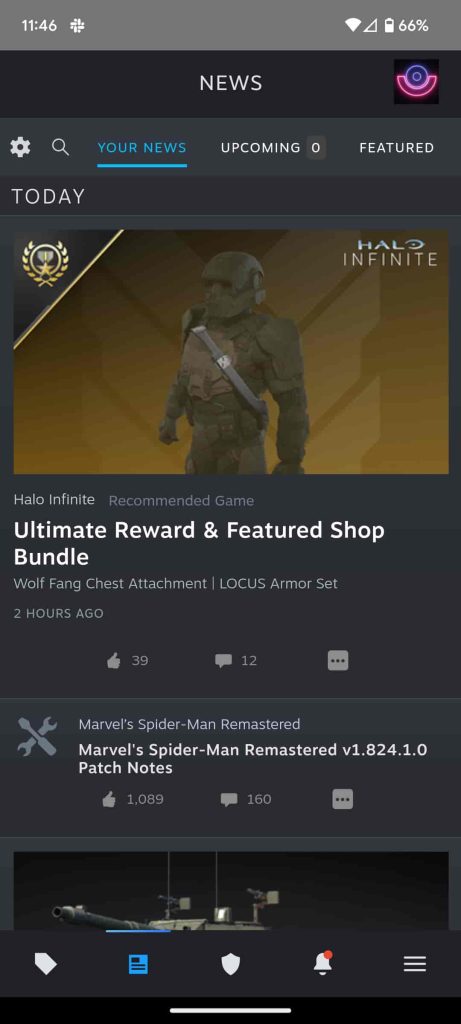 Steam releases new beta mobile app complete with total makeover 1661454549 508 Steam lance une nouvelle application mobile beta avec une refonte