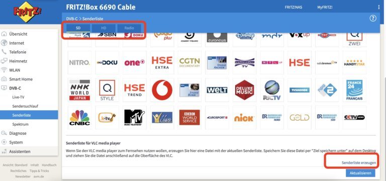 Regarder la télévision avec le Fritzbox Cable : comment ça marche 5 1661669293 195 Regarder la television avec le Fritzbox Cable comment ca