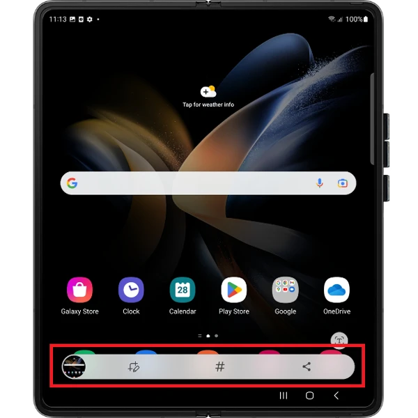 Comment faire une capture d'écran sur Samsung Galaxy Z Fold 4 (avec une longue capture d'écran) 4 Prendre une capture d'écran sur Galaxy Z Fold 4