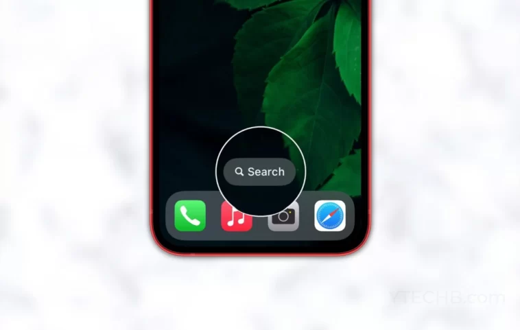 Comment supprimer le bouton de recherche de l'écran d'accueil dans iOS 16 1 How to Remove the Home Screen Search Button in iOS 16