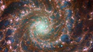 Webb et Hubble s'associent sur une image multispectre de Phantom Galaxy 30 Webb Et Hubble S'associent Sur Une Image Multispectre De Phantom