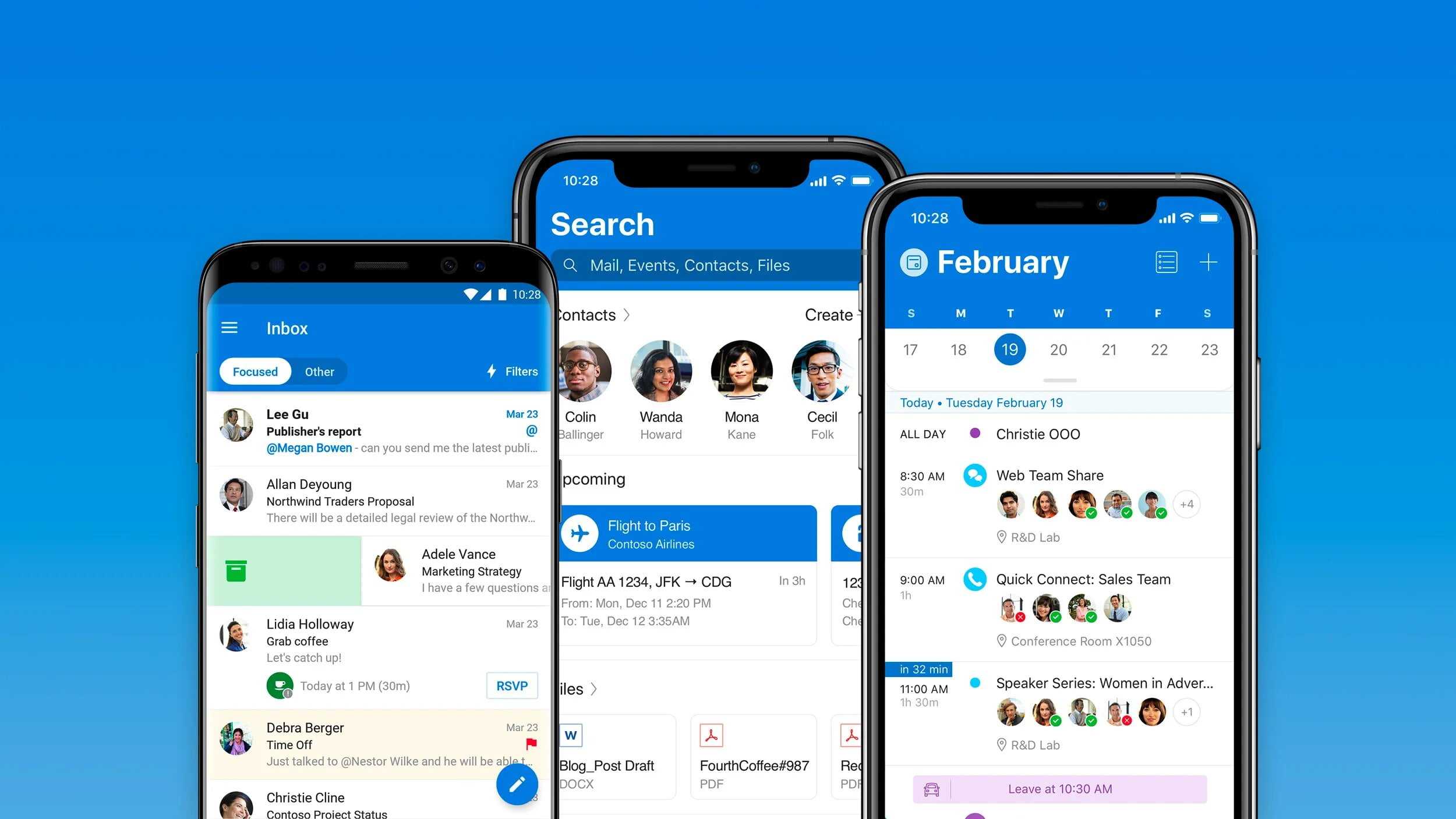 Outlook Pour Android Ajoute Un Aperçu Des Fichiers Office
