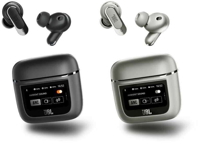 Les nouveaux écouteurs sans fil de JBL sont livrés avec un étui de chargement équipé d'un écran tactile 1 Les Nouveaux écouteurs Sans Fil De Jbl Sont Livrés Avec