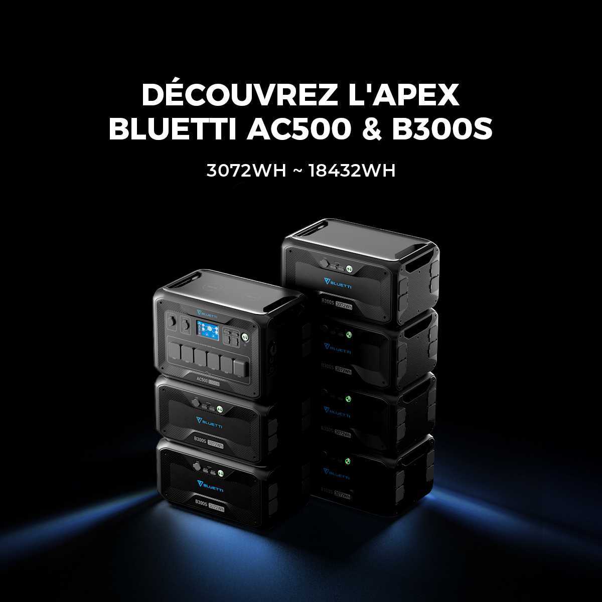 Comment vous aider à survivre à une panne d'électricité avec BLUETTI AC500 2 Batterie De Secours Bluetti Ac500 Ac300 (4)