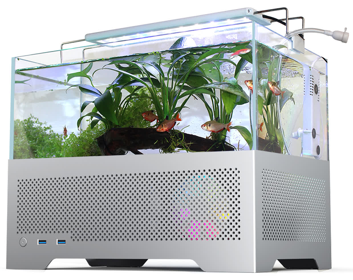 Ce boîtier PC avec aquarium intégré est une mauvaise idée 2 Ce boitier PC avec aquarium integre est une mauvaise idee