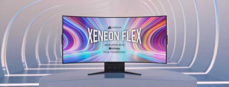 Corsair dévoile un moniteur de jeu OLED de 45 pouces qui peut se plier de plat à incurvé 1 Corsair Dévoile Un Moniteur De Jeu Oled De 45 Pouces