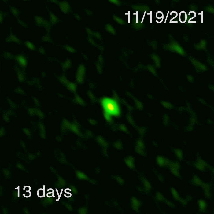 Deux étoiles fusionnent et dégagent une énergie monstrueuse : des images extraordinaires 3 Le timelapse montrant la libération du sursaut gamma après la fusion