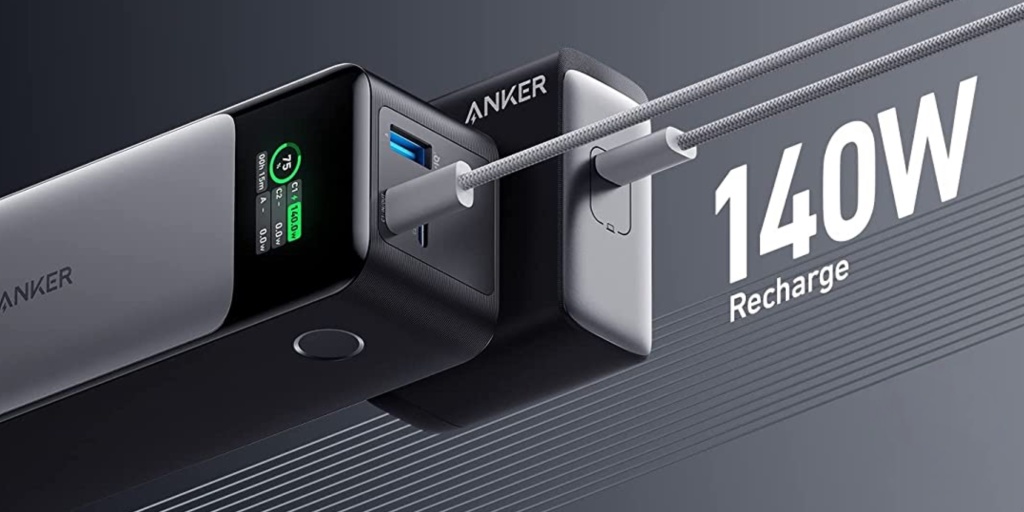 La nouvelle batterie portable PowerCore 24K d'Anker est dotée d'une sortie USB-C PD de 140 W pour le chargement du MacBook 2 Anker PowerCore 24K