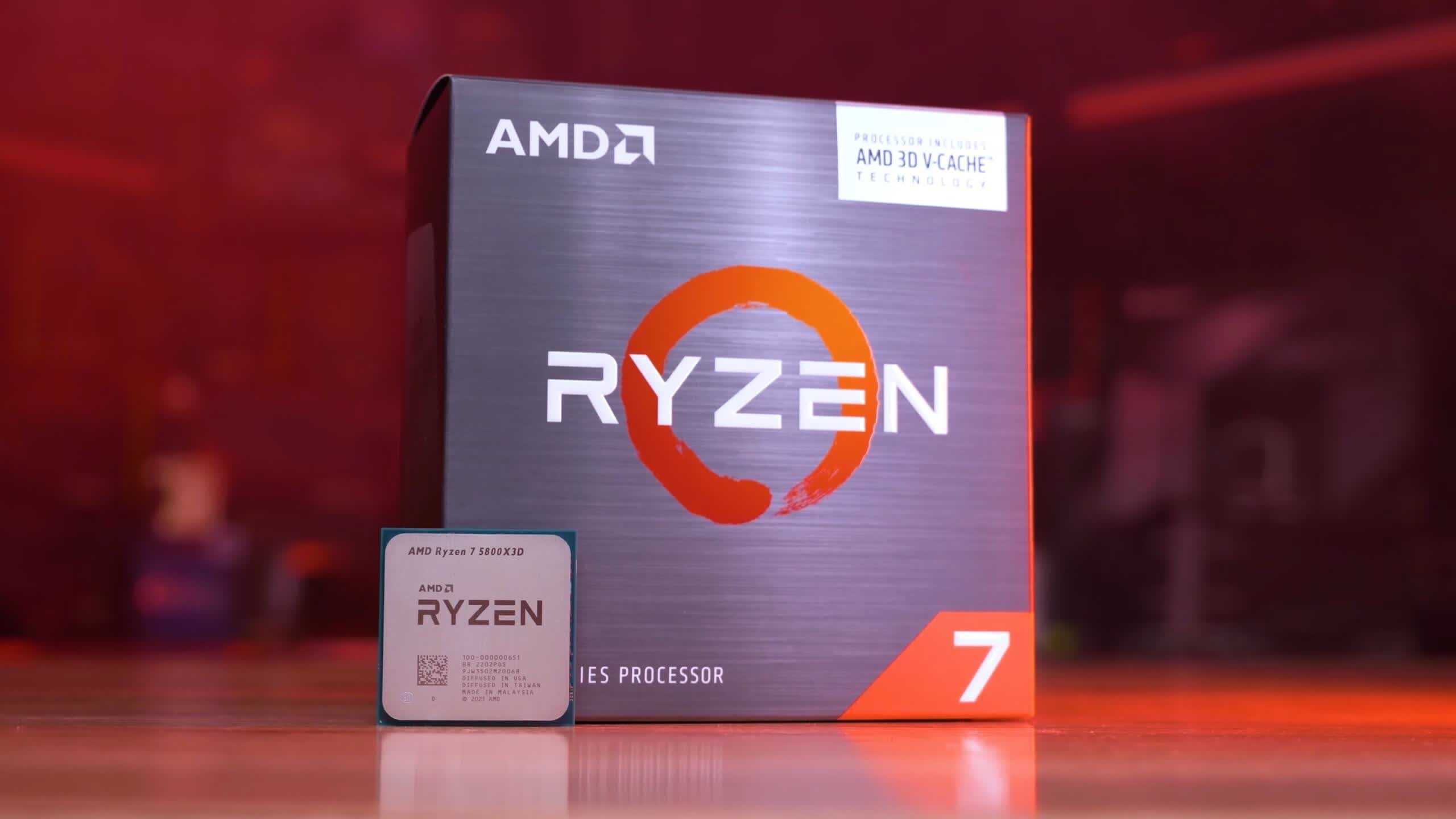 Le Ryzen 7 5800x3d Suralimenté Est Super Abordable Aujourd'hui à