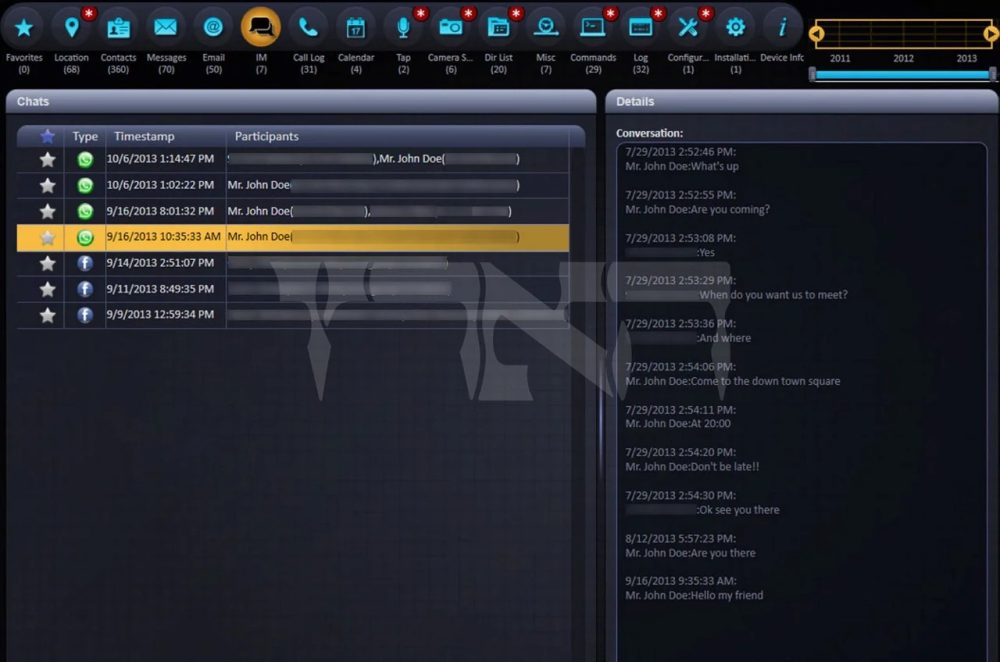 Pegasus screenshots show how it could be used to secretly activate mic and camera Les captures decran de Pegasus montrent comment il pourrait etre