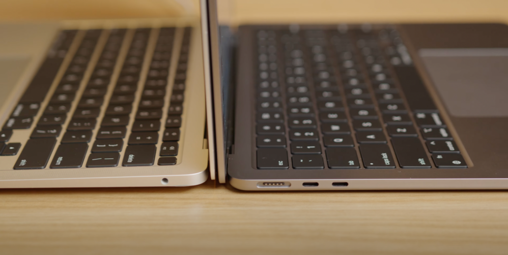 Ports MacBook Air M1 et M2