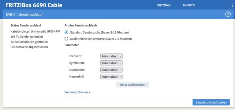 Regarder la télévision avec le Fritzbox Cable : comment ça marche 2 Regarder la television avec le Fritzbox Cable comment ca