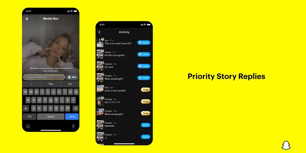 Snapchat + atteint 1 million d'abonnés payants alors que la société annonce des réponses à l'histoire prioritaire, de nouvelles icônes d'application, etc. Fonction Snapchat+