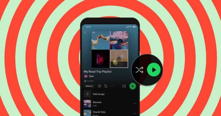 Spotify ajoute des boutons de lecture et de lecture aléatoire dédiés aux listes de lecture et aux albums 1 Spotify ajoute des boutons de lecture et de lecture aléatoire dédiés aux listes de lecture et aux albums