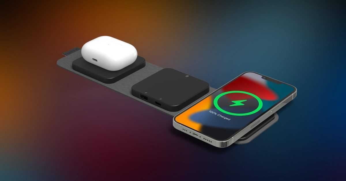 mophie lance le chargeur de voyage multi-appareils snap+, le support de charge sans fil 3-en-1, etc.