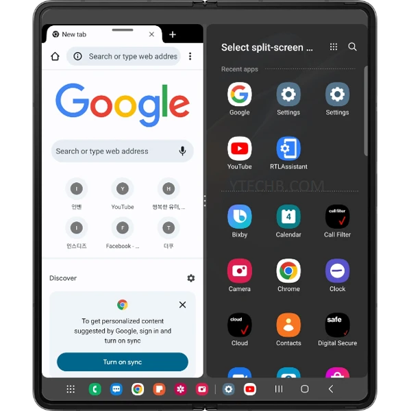 Comment diviser l'écran sur Galaxy Z Fold 4