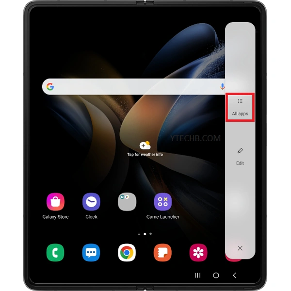 Comment diviser l'écran sur Galaxy Z Fold 4